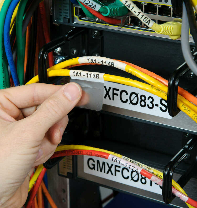 Labels for wire and cable
